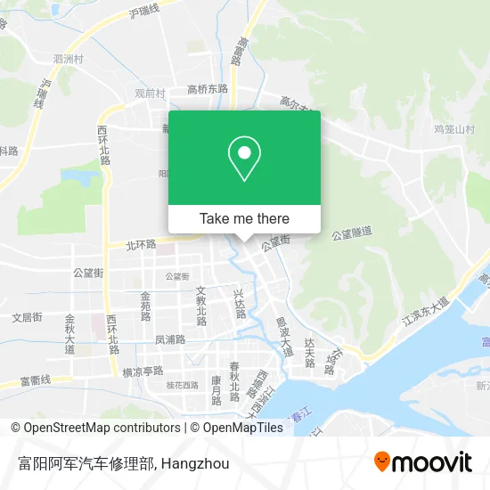 富阳阿军汽车修理部 map