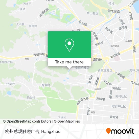 杭州感观触碰广告 map