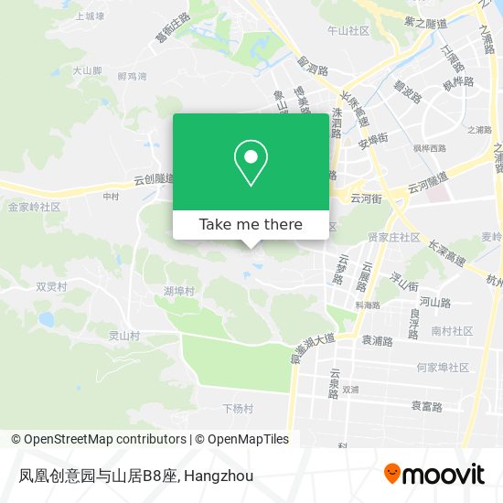 凤凰创意园与山居B8座 map