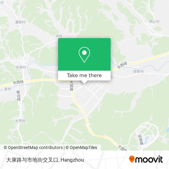 大康路与市地街交叉口 map