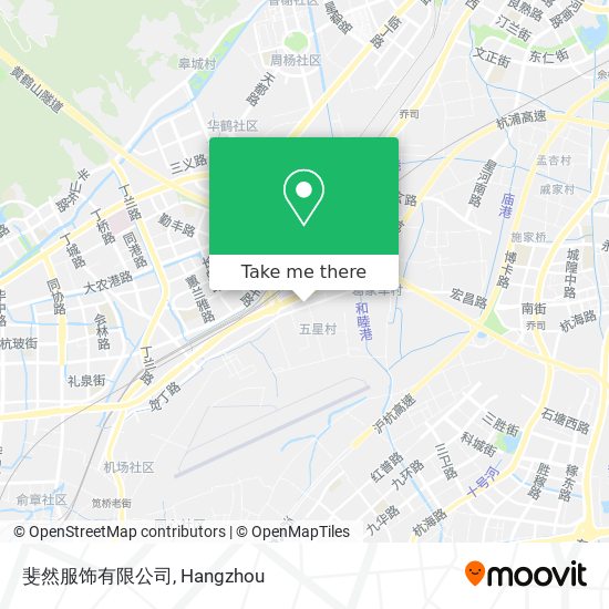 斐然服饰有限公司 map