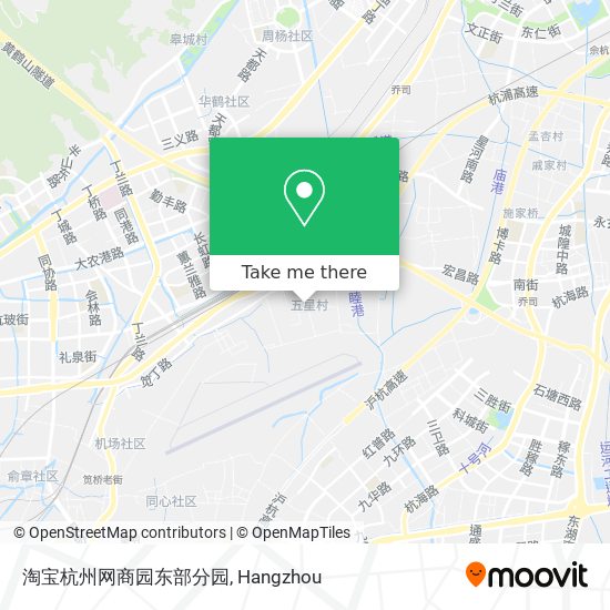 淘宝杭州网商园东部分园 map