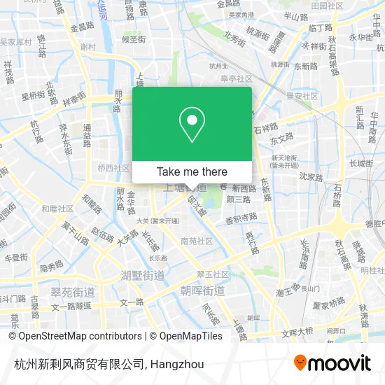 杭州新剩风商贸有限公司 map