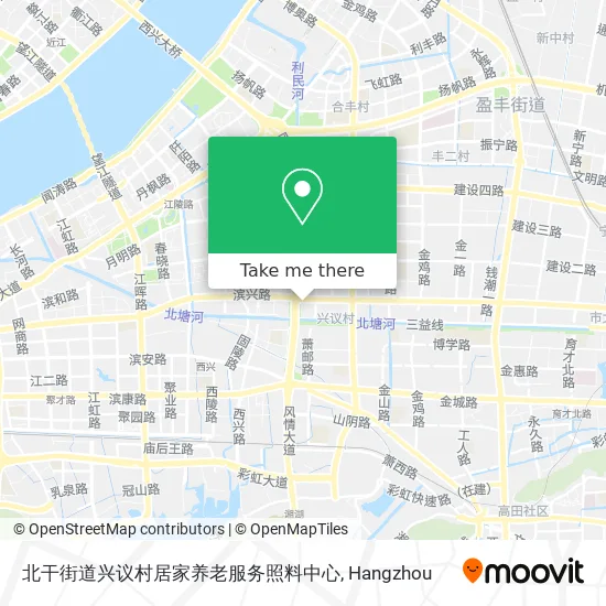 北干街道兴议村居家养老服务照料中心 map
