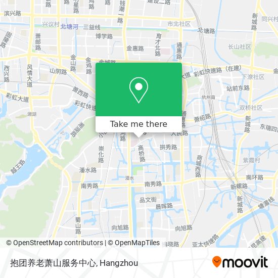 抱团养老萧山服务中心 map