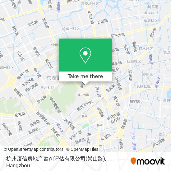 杭州厦信房地产咨询评估有限公司(景山路) map