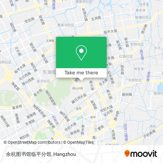 余杭图书馆临平分馆 map