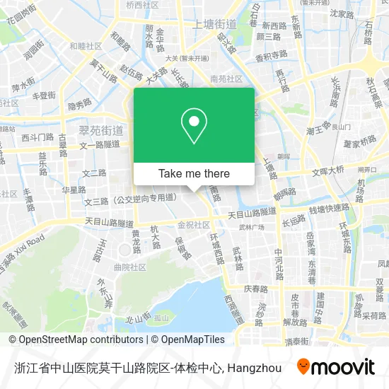 浙江省中山医院莫干山路院区-体检中心 map