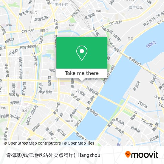 肯德基(钱江地铁站外卖点餐厅) map
