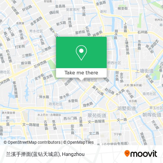 兰溪手擀面(蓝钻天城店) map