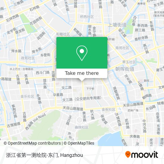 浙江省第一测绘院-东门 map