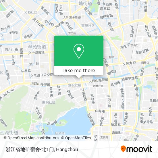 浙江省地矿宿舍-北1门 map