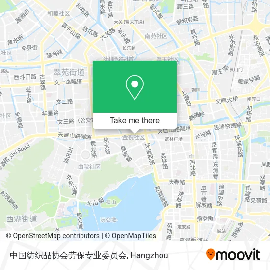 中国纺织品协会劳保专业委员会 map