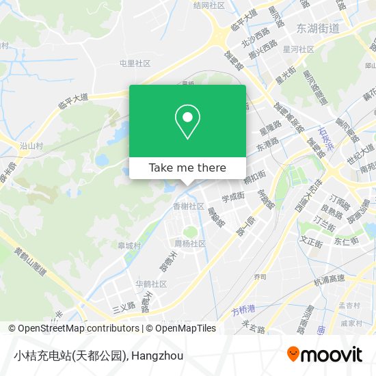 小桔充电站(天都公园) map