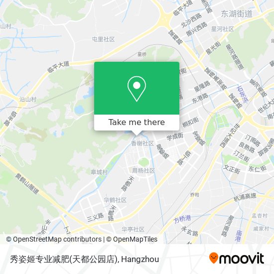 秀姿姬专业减肥(天都公园店) map
