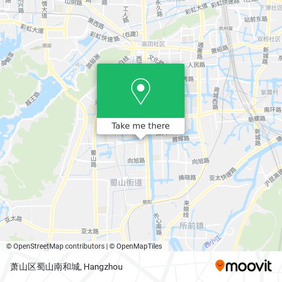 萧山区蜀山南和城 map