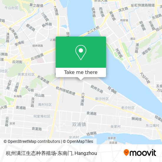 杭州满江生态种养殖场-东南门 map