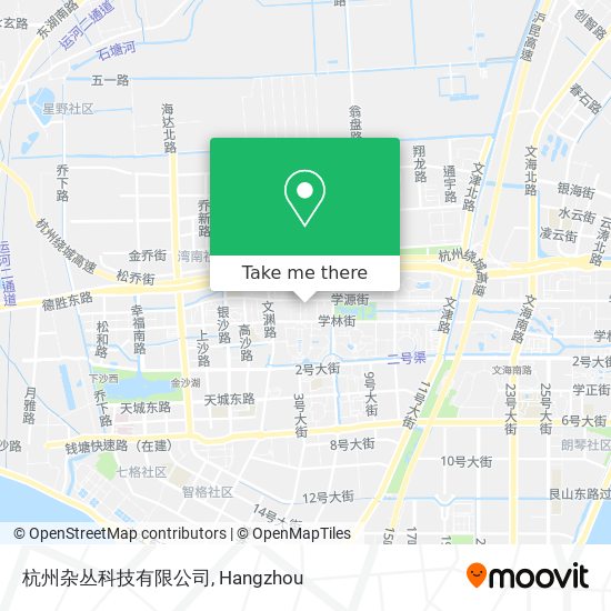 杭州杂丛科技有限公司 map