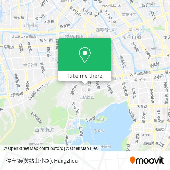 停车场(黄姑山小路) map