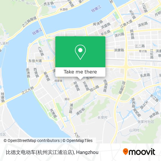 比德文电动车(杭州滨江浦沿店) map