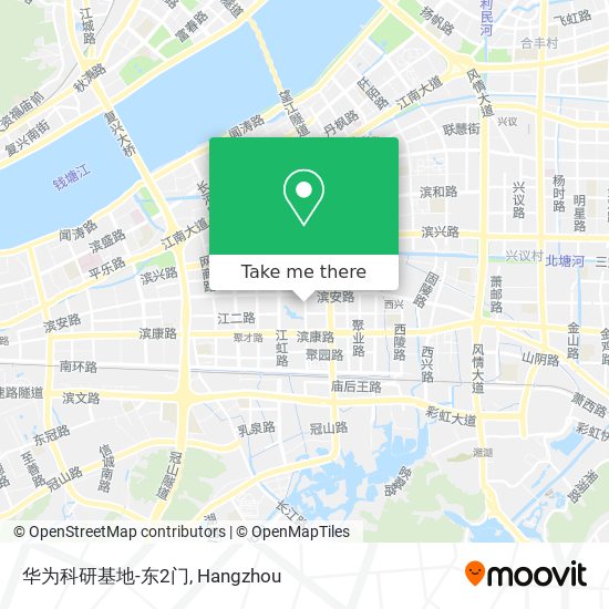 华为科研基地-东2门 map