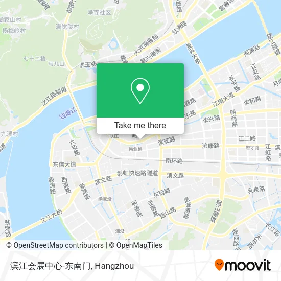 滨江会展中心-东南门 map