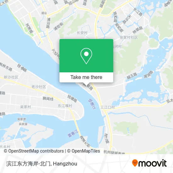 滨江东方海岸-北门 map
