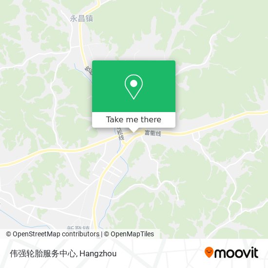 伟强轮胎服务中心 map