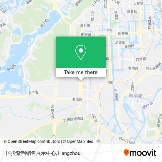 国投紫荆销售展示中心 map