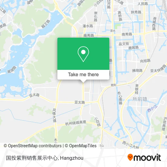 国投紫荆销售展示中心 map