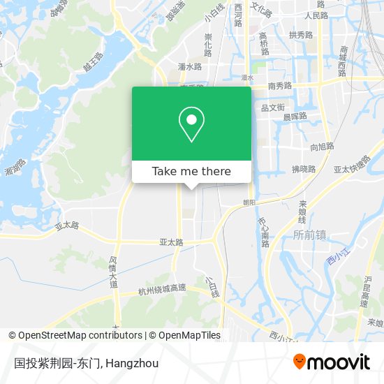 国投紫荆园-东门 map