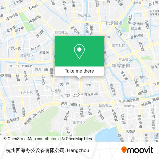 杭州四海办公设备有限公司 map