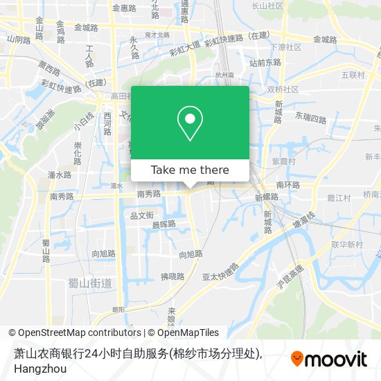 萧山农商银行24小时自助服务(棉纱市场分理处) map