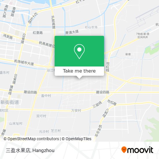 三盈水果店 map