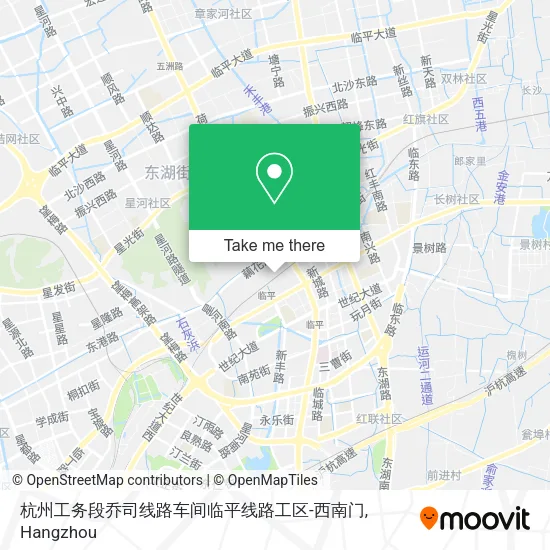 杭州工务段乔司线路车间临平线路工区-西南门 map