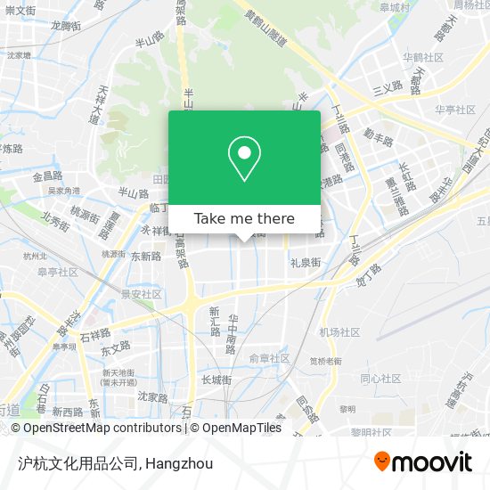 沪杭文化用品公司 map