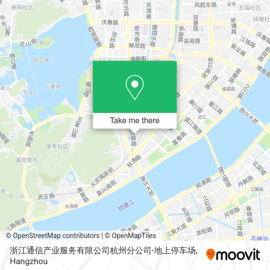 浙江通信产业服务有限公司杭州分公司-地上停车场 map