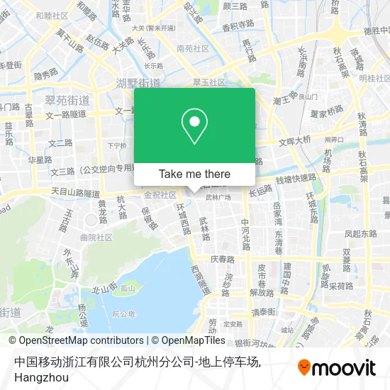 中国移动浙江有限公司杭州分公司-地上停车场 map