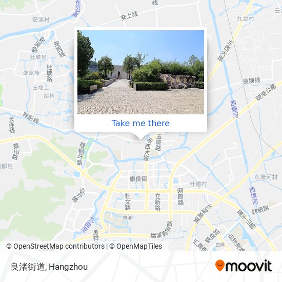 良渚街道 map