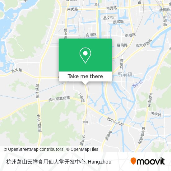 杭州萧山云祥食用仙人掌开发中心 map