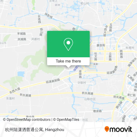杭州陆潇洒普通公寓 map