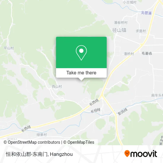 恒和依山郡-东南门 map
