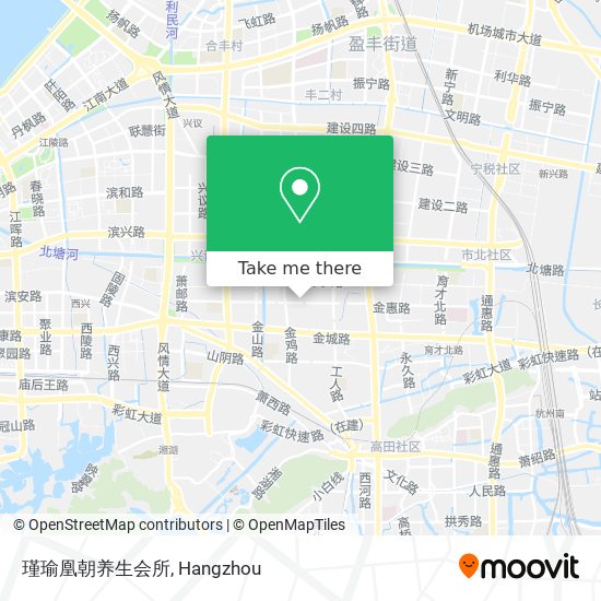 瑾瑜凰朝养生会所 map