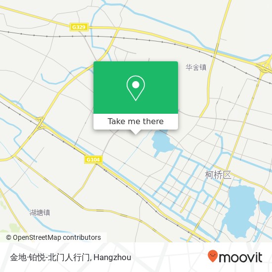 金地·铂悦-北门人行门 map