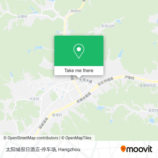 太阳城假日酒店-停车场 map