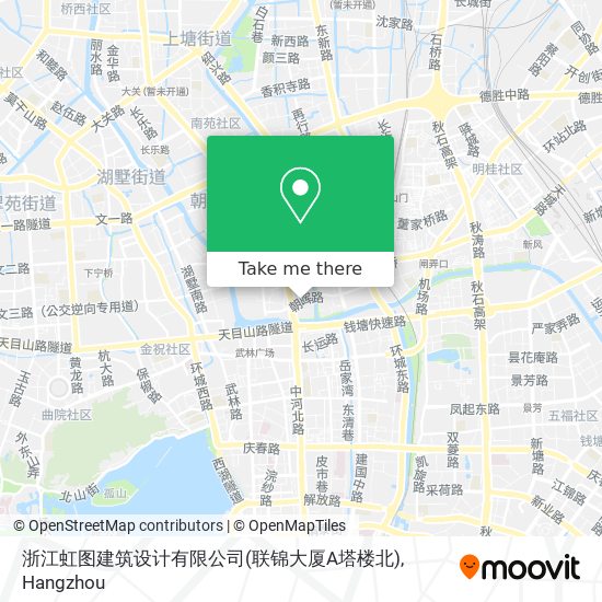 浙江虹图建筑设计有限公司(联锦大厦A塔楼北) map