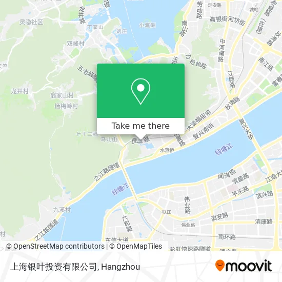 上海银叶投资有限公司 map