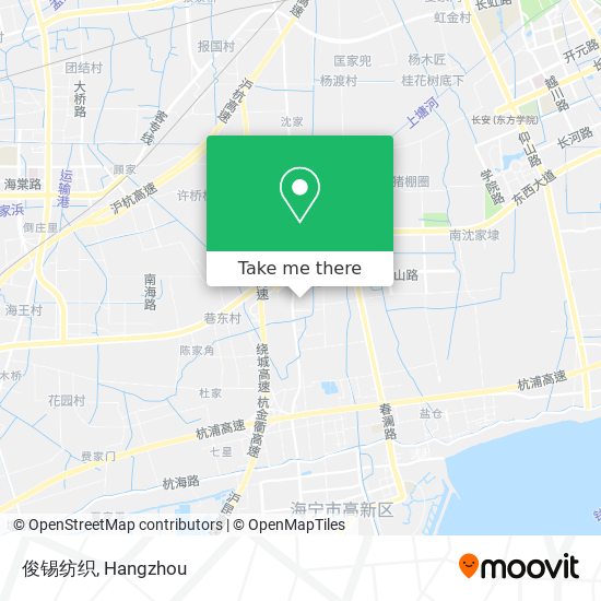 俊锡纺织 map