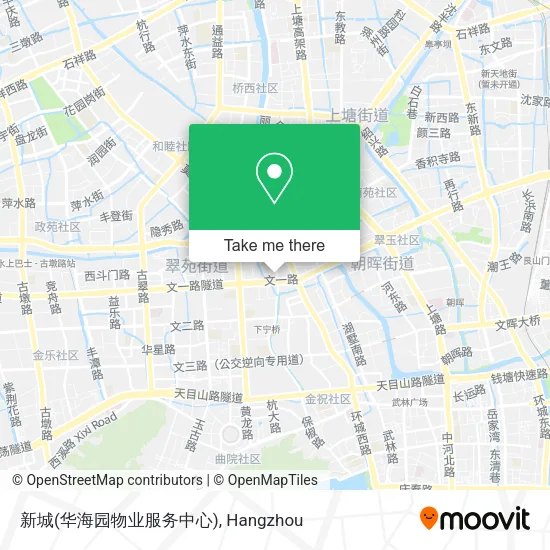 新城(华海园物业服务中心) map