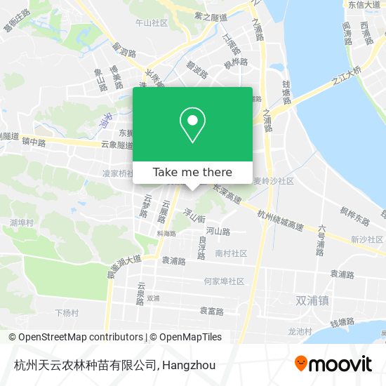 杭州天云农林种苗有限公司 map